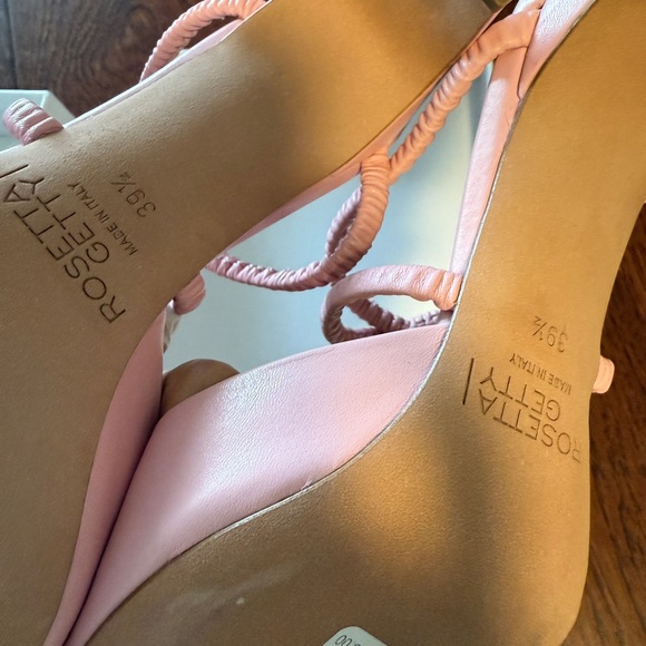 Rosetta Getty Soft Pink Mules - Picture 2 of 4
